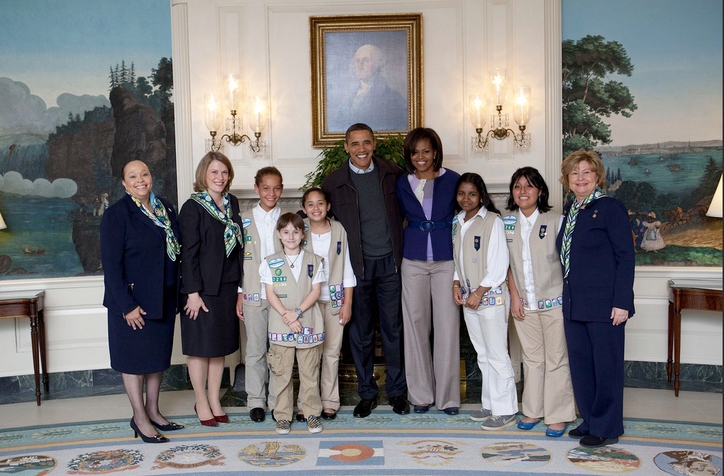 Girl Scouts at the White House