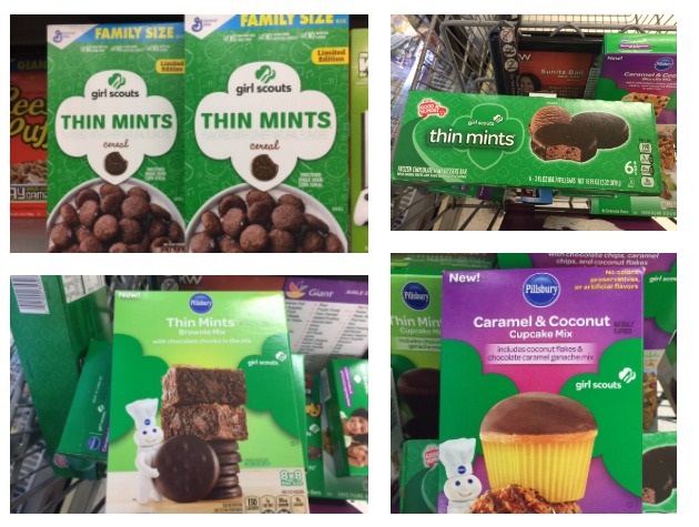 Girl Scout cookie products